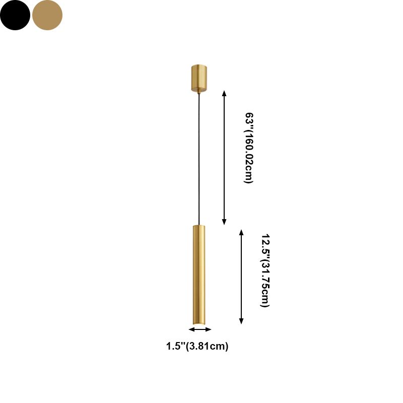 Metal Linear Shape Hanging Lights Modern Multi Light Pendant Light pour salle à manger