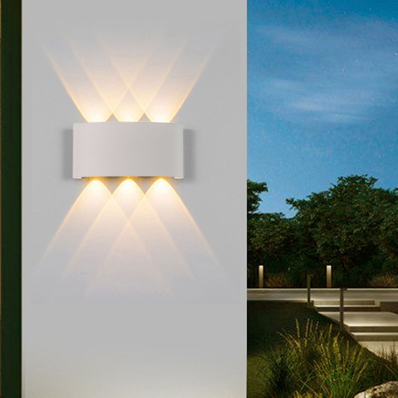 Multi Lights Geometric Wall Washer Sconce Modern Style Metal Wall Lighting Ideas