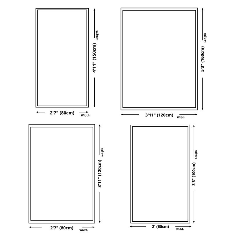 Mehrfarbiger Minimalist-Teppich-Teppich Polypropylen fester Teppich nicht rutschfestem Innenteppich für Wohnzimmer