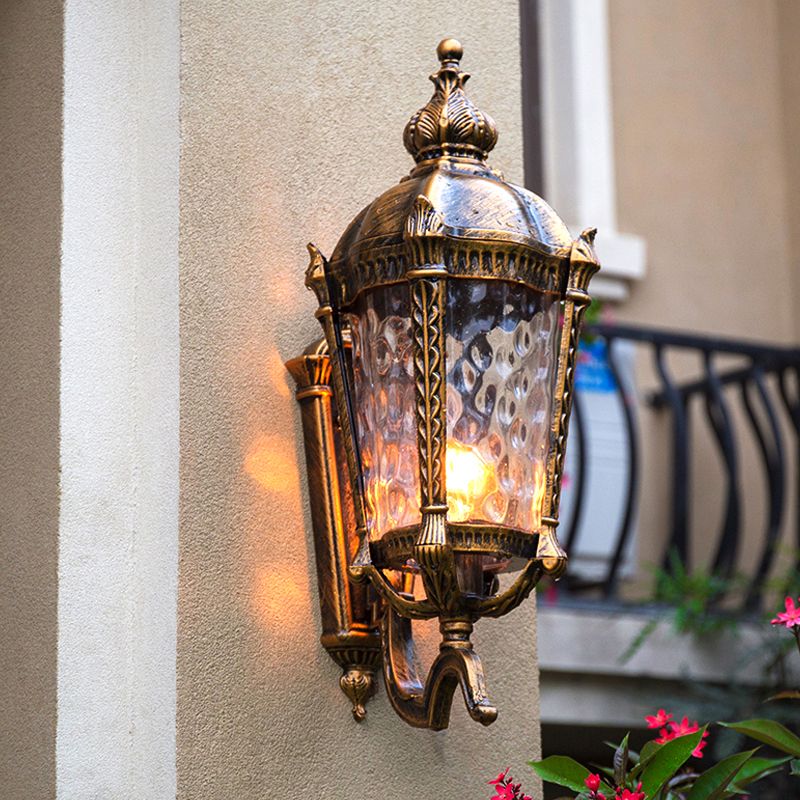 Luce di applique da parete in vetro Luce da parete in stile vintage Luce
