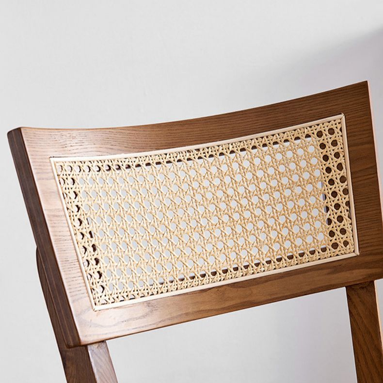 Modern Style Bar-stool Wooden Counter Bar Stool with Wood Legs for Home