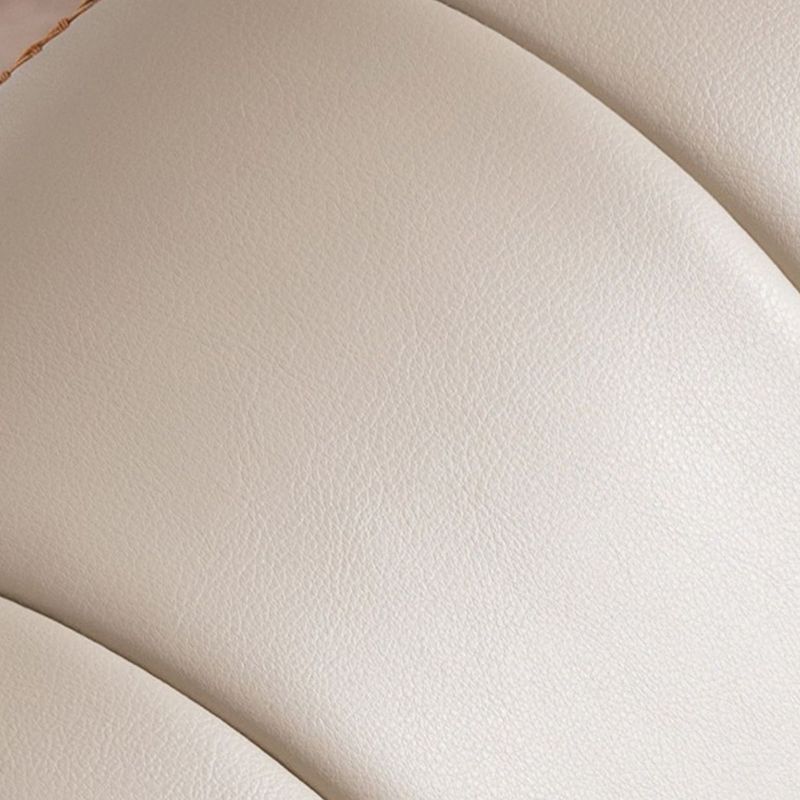 Nordic Style Leather Chair Solid Color Chaise Lounge Couch for Bedroom