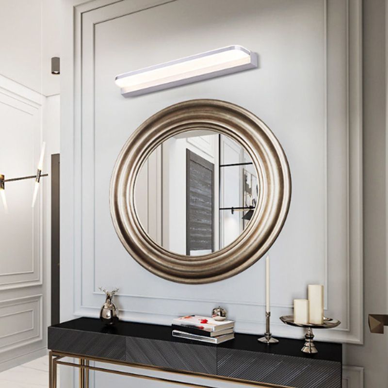Linear Sconce Light Fixture Modern Style LED Metal Wall Mounted Light with Body Induction