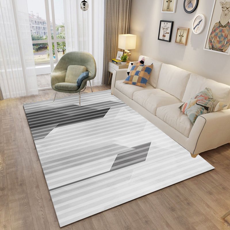 Minimalistisch geometrisch bedrukt tapijten Polyester binnen tapijt vlekbestendig gebied tapijt voor woonkamer