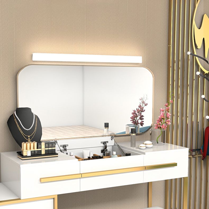 Rectangle LED Vanity Lamp Modern Minimalist Style Acrylic Single Vanity Light