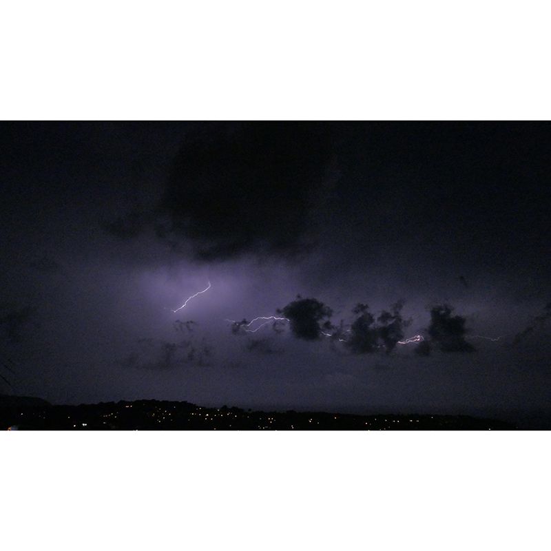 Photography Lightning Mural Wallpaper for Sitting Room Decor Multiple Sizes Available