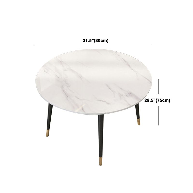 Contemporary Style Round Table Set 1/2/5/7 Pieces Dining Set for Home