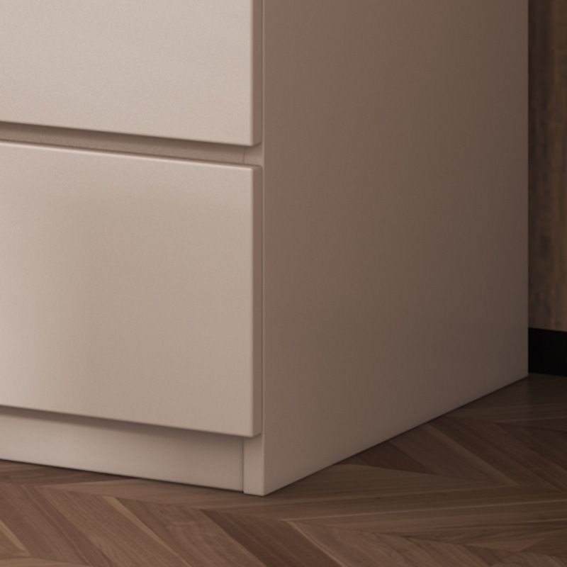 Contemporary Bedroom Storage Cabinet Wooden Shelves Wardrobe