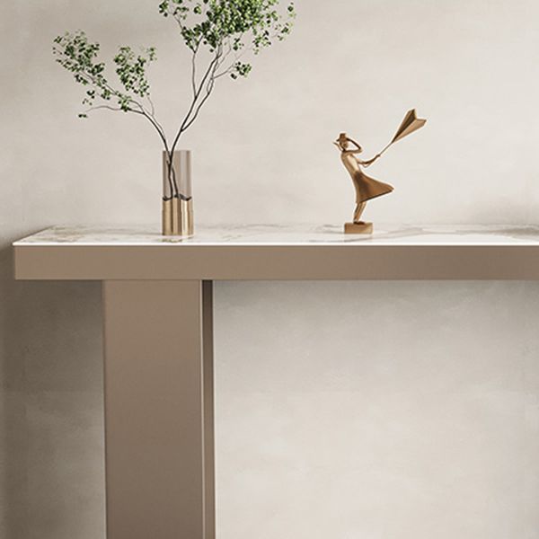 Industrial 1/2/3 Pieces Bar Table Set Rectangle Stone Counter Table with High Stools