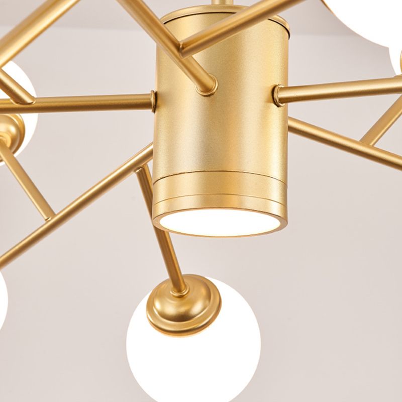 Palline di vetro lampadario a sospensione a sospensione Light Impiccomello per soggiorno per soggiorno