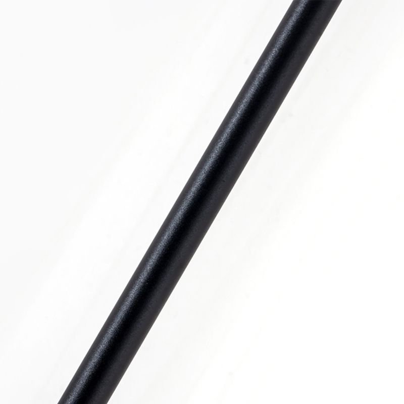 Modern LED Metal Wall Sconce Linear Shape Wall Light with Silicone Shade for Bedroom