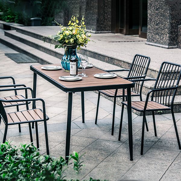 Modern Wood Dining Table Set 1/4/5/7 Pieces Dining Set for Home Use