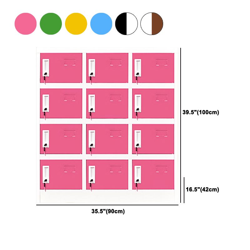 Modern Style Wardrobe Metal Wardrobe Closet for Home,35.43" D x 16.54" W x 39.37" H