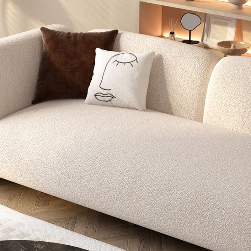 Contemporary Tight Back Standard Settee Tuxedo Arm Sofa for Living Room