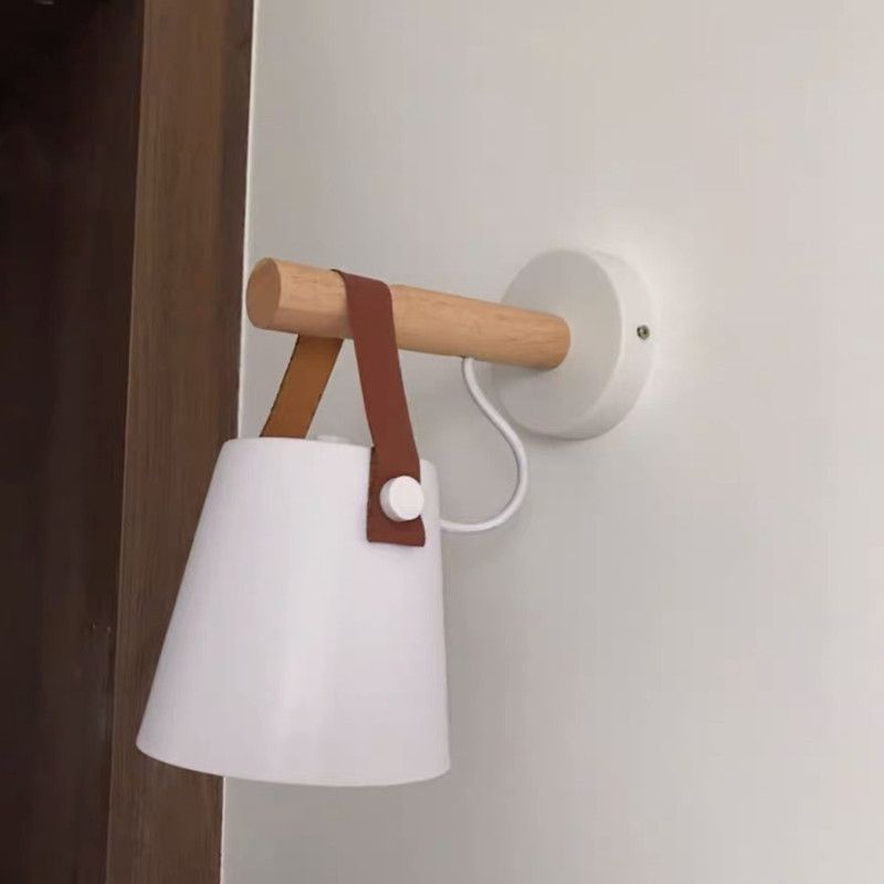 Metal Geometric Shape Wall Lights Industrial 1-Light Wall Light Sconce