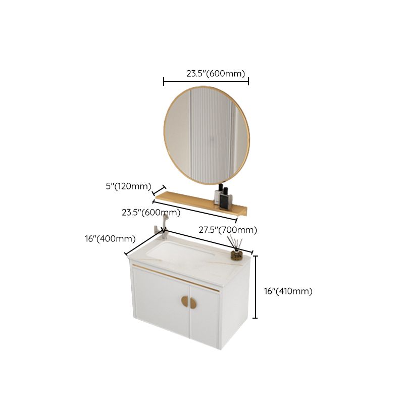Gorgeous Sink Cabinet Free-standing Standard Space Saver Vanity with Mirror