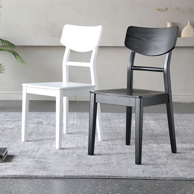 Silla auxiliar de madera para el hogar industrial, silla de comedor con respaldo de escalera (juego de 4)