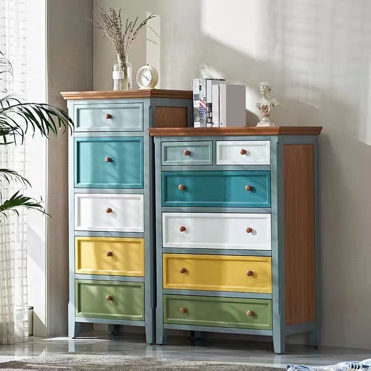 Wooden Storage Chest Dresser Modern Storage Chest with Drawers