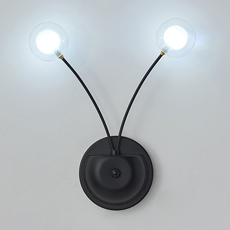 Shaded Living Room LED Wall Mounted Light Glass Nordic Simplicity Wall Lighting Fixture