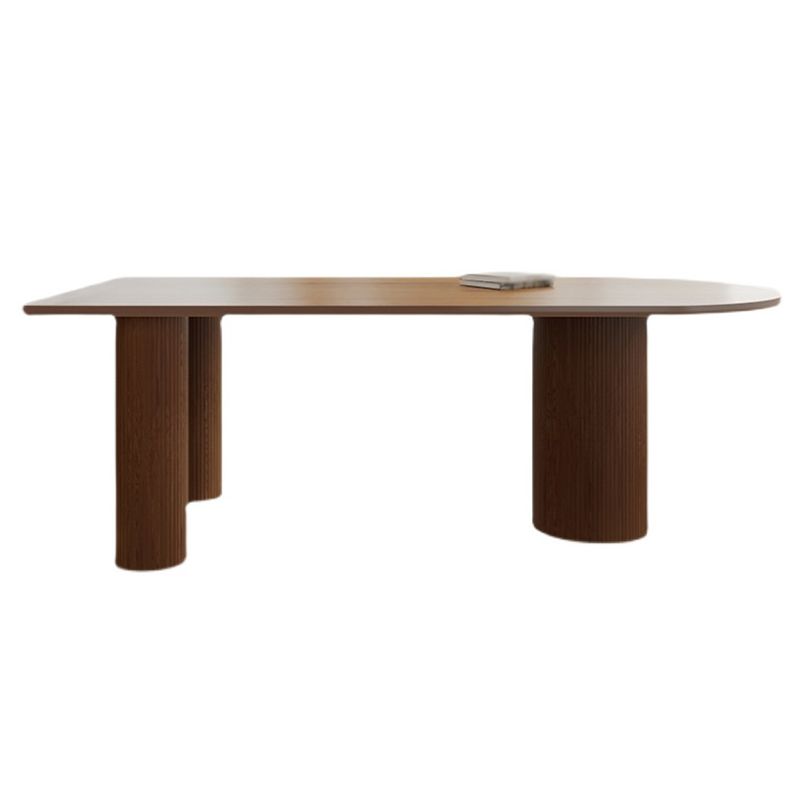 Contemporary Solid Wood Dining Table 3 Legs  Dining Table for Dining Room