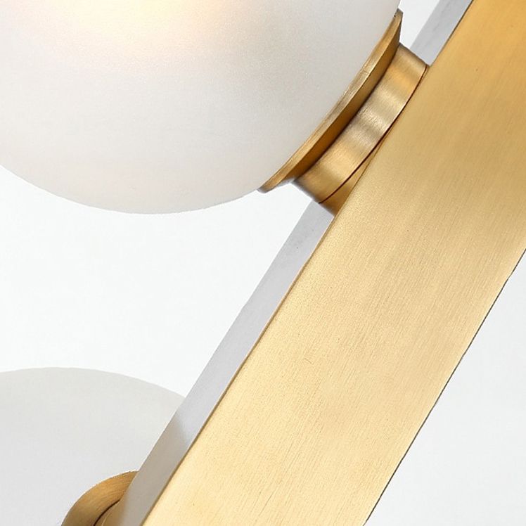 Modern Pendant Chandelier Globe Island Lighting Ideas Glass Island Ceiling Light in Gold