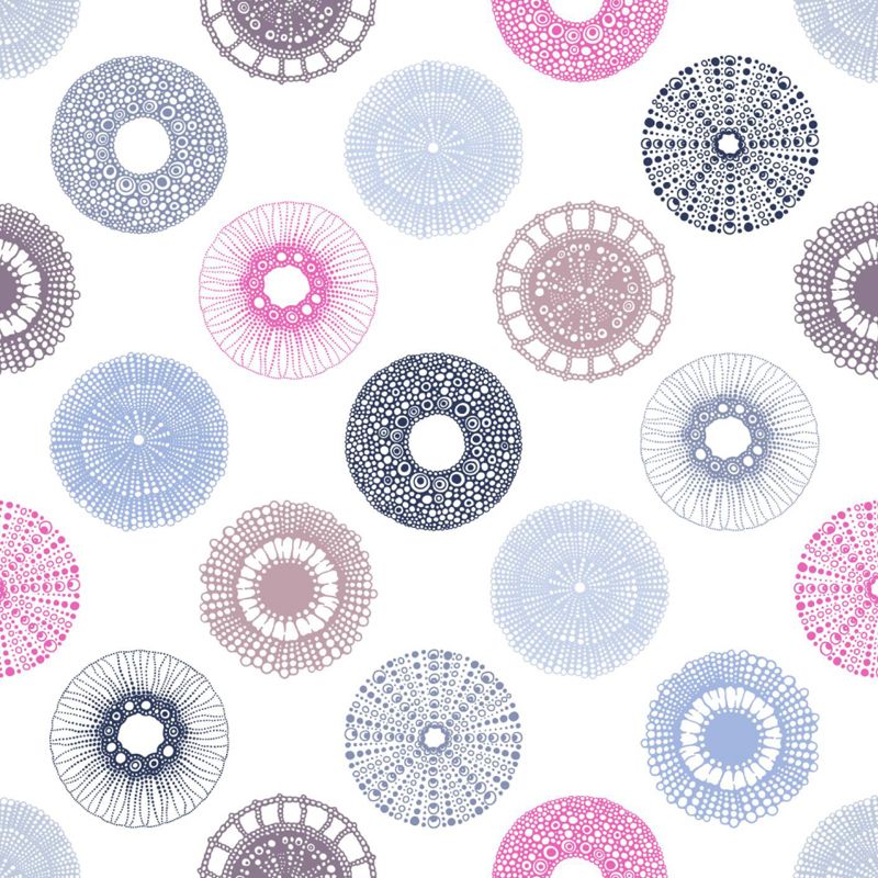 Big Dandelions Wallpaper Mural Modern Novelty Flower Print Wall Covering in Pastel Color