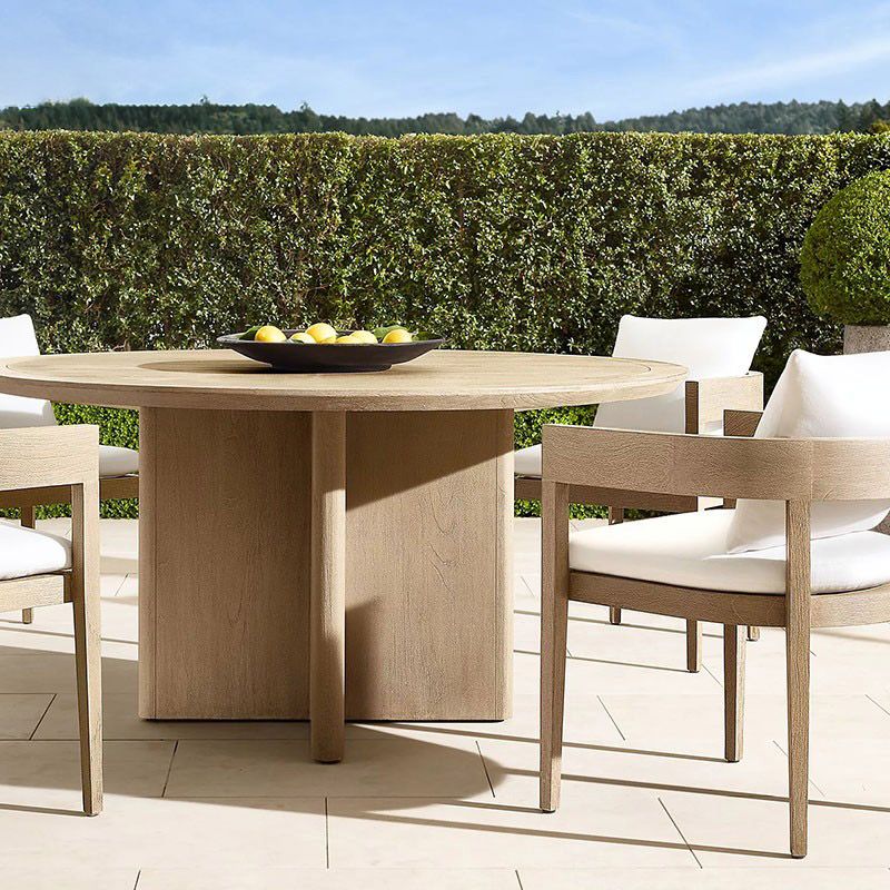 Rectangular Dining Table Set 1/5 Pieces Modern Wood Bistro Table Set