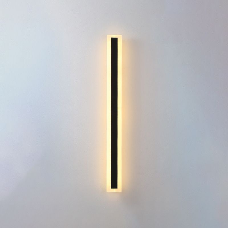 Éclairage de mur de métal linéaire