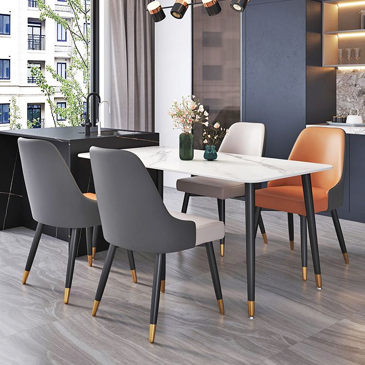 Contemporary Parsons Dining Chair Upholstered Side Chair for Dining Room