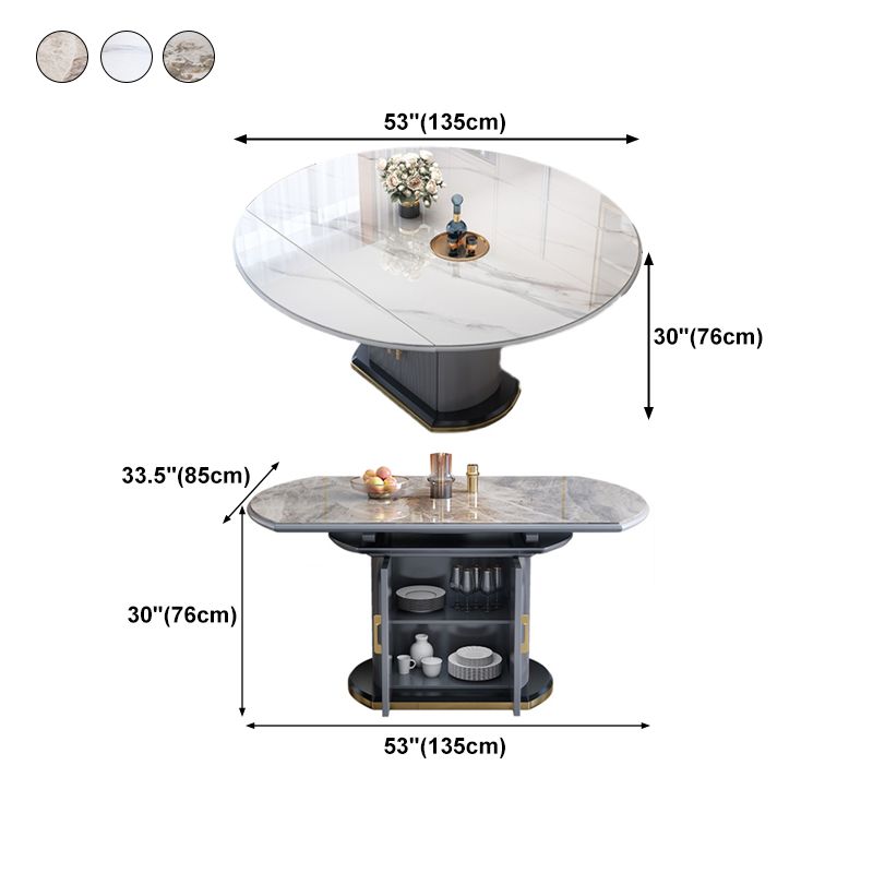 Round Stone Dining Table Traditional Luxury Drop Leaf Trestle Dining Table