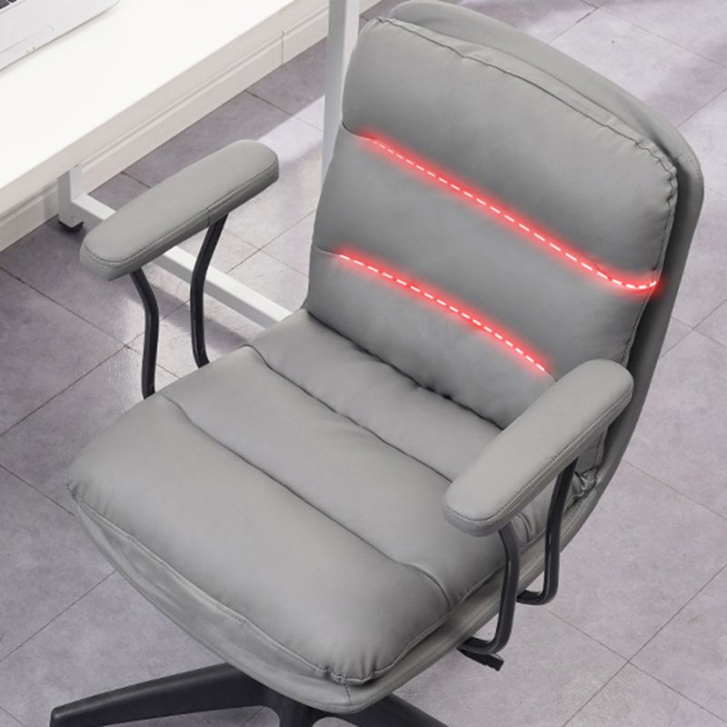 Black Nylon Base Contemporary Office Chair Swivel Computer Desk Chair