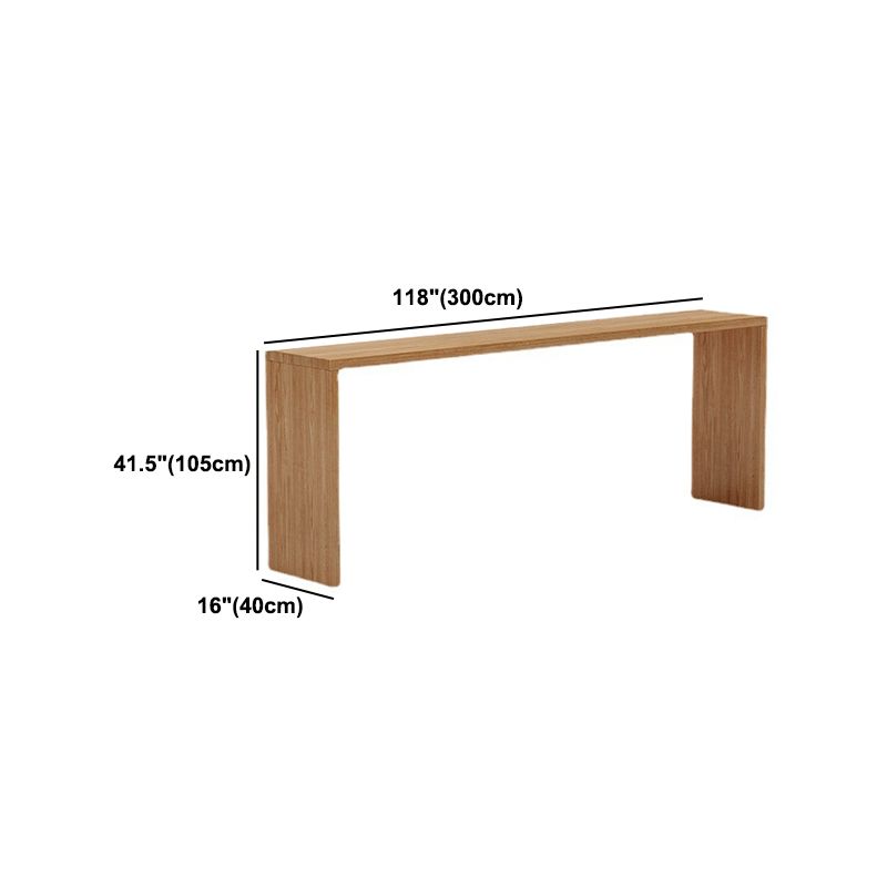 Glam 1/5/9 Pieces Bar Table Set Rectangle Wooden Counter Table for Kitchen