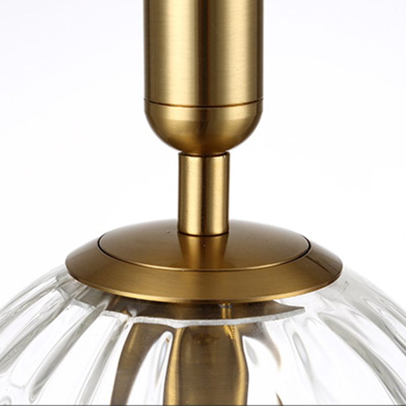 Modern Style LED Pendant Light Minimalism Glass Hanging Light for Dinning Room