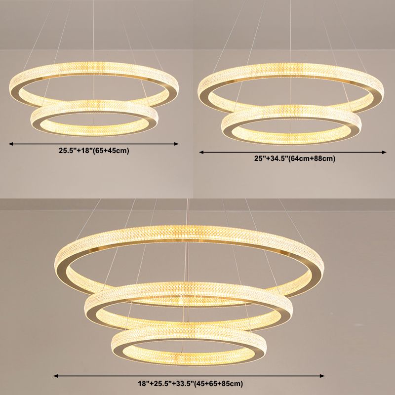 Luz moderna de lujo de lujo nórdico LED Candelier Light para sala de estar comedor