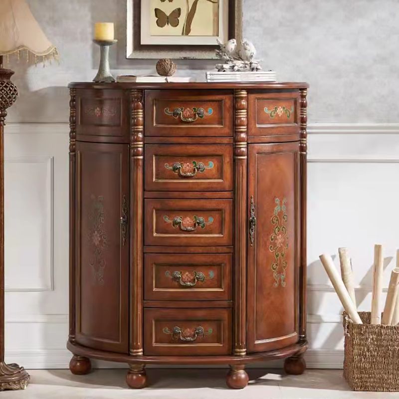 Solid Wood Dresser Traditional Storage Chest Dresser with 3/4/5 Drawers