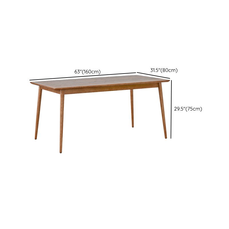 Modern Dining Set 1/4 Pcs Solid Wood Dining Table and Chairs with Bench