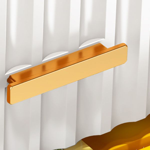 Bedroom Plastic Storage Cabinet Contemporary Matte Finish Cabinet