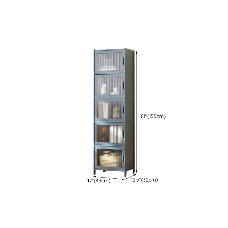 Modern Accent Cabinet with  Doors and Straight Legs for Living Room