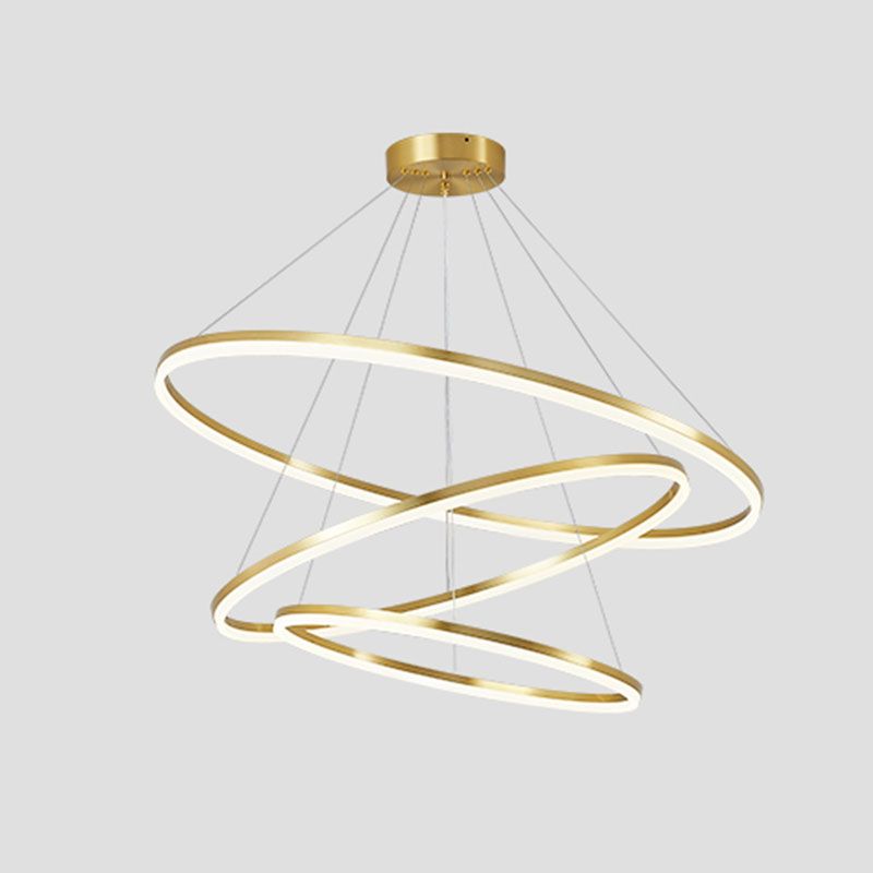 Lámpara colgante de techo de lámpara colgante de múltiples capas para el salón