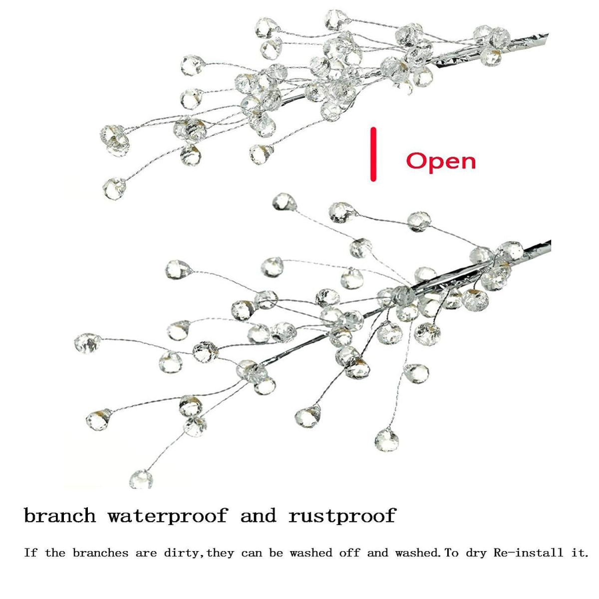 Posstal de cristal en forme de pissenlit Modern Simplicity Bedroom Éclairage de chambre à coucher en Chrome