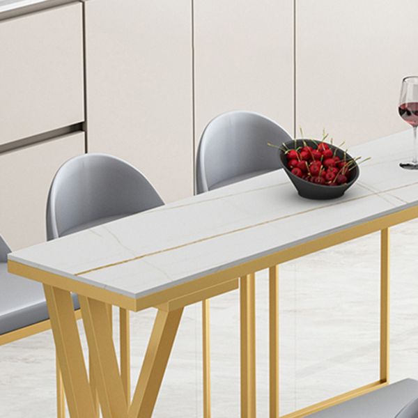 Table à manger du bar à restauration du bar contemporain Hauteur du bar intérieur Tableau de cocktails de 42 pouces