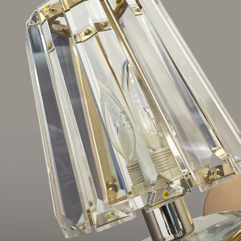 1 Light Wall Mounted Lamps Modern Simplicity Crystal Wall Mounted Lights for Living Room