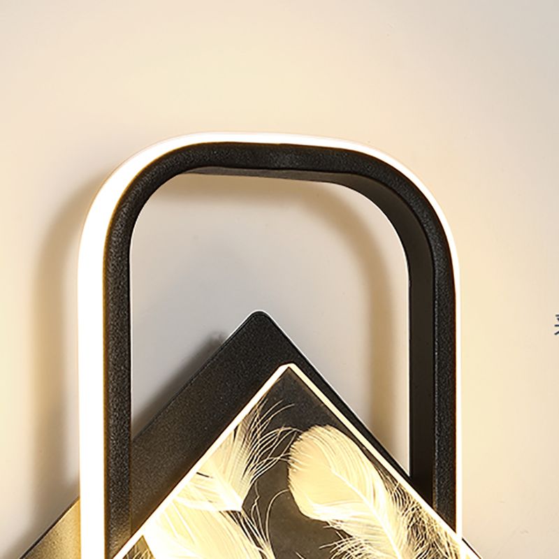 Modern Style Geometry Shape Wall Lights Metal 2-Light Wall Mount Lights