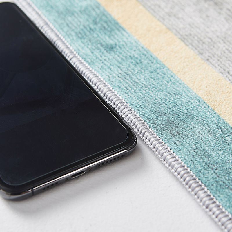 Minimalistisch binnenvleedkleed Contrastpaneel Ruug Polyester Stain Resistent gebied Tapijt voor woonkamer