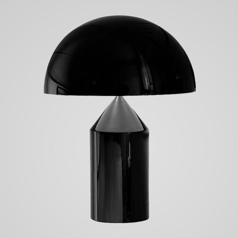 Round Shape Metal Table Lamp Modern Style 1-Light Table Lamp Fixtures
