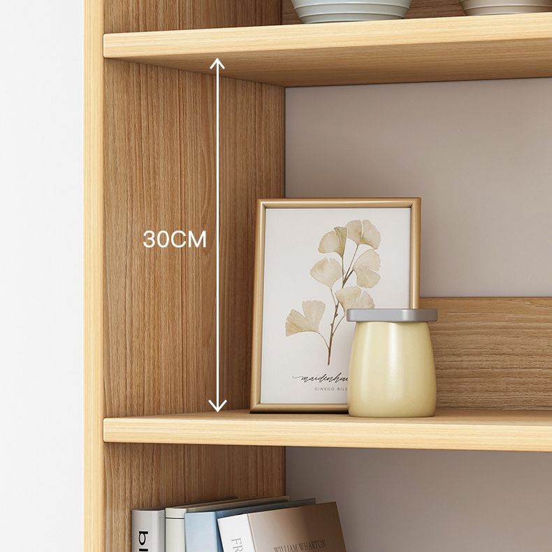 Vertical Shelf Bookcase Engineered Wood Book Shelf for Study Room