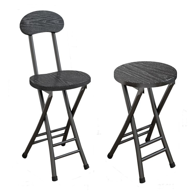 Modern Metal Open Back Folding Armless Dining Chairs(Set of 4/8)