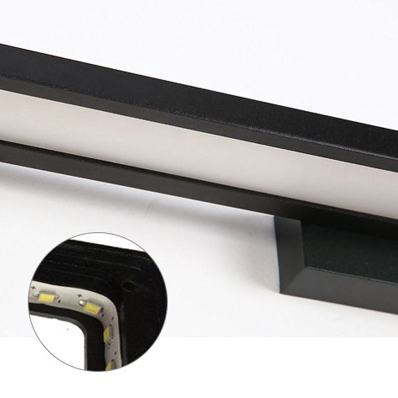 Metal Rectangular Sconce Light Fixture Minimalist LED Wall Mounted Light Fixture