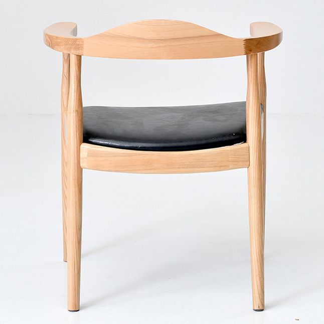 Chaise de salle à manger moderne de 20 pouces de large, avec 4 pieds en bois, pour usage domestique