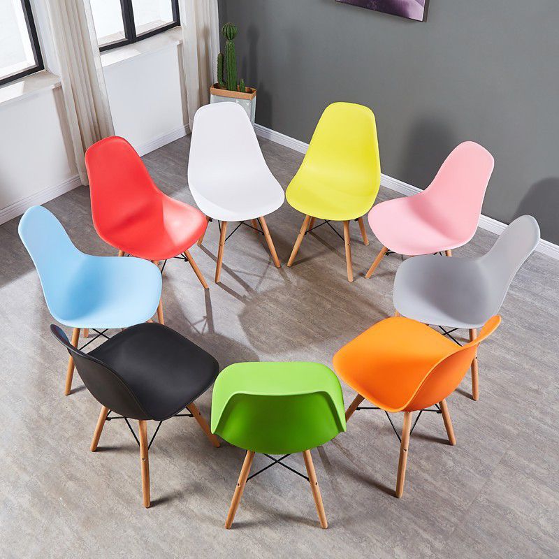 Chaise de salle de cuisine en bois industriel en bois